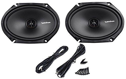 2 Rockford Fosgate R168X2 Prime 220W Max (110W RMS) 6" x 8" 2-Way PRIME Series Coaxial Car Speakers