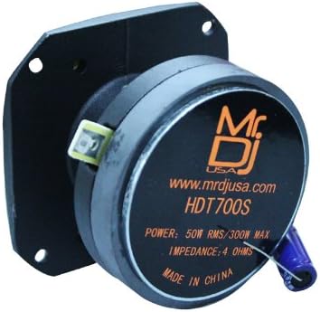 Mr. Dj HDT700S 3.5-Inch Titanium Bullet Tweeter w/ 10 Ounce Ferrite Magnet Chrom