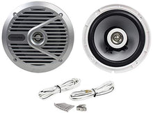 Charger l'image dans la galerie, (4) Alpine SPS-M601 Pair 6.5" 2-Way Marine/Boat Coaxial Speakers