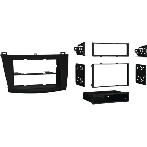 Metra 99-7514B Dash Kit Fits 2010-up Mazda 3 models single or double-DIN radios (Black)