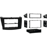 Metra 99-7514B Dash Kit Fits 2010-up Mazda 3 models single or double-DIN radios (Black)