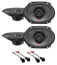 Load image into Gallery viewer, 2 Alpine R 6x8 Front+Rear Speaker Replacement For 1999-2004 Ford F-250/350/450/550