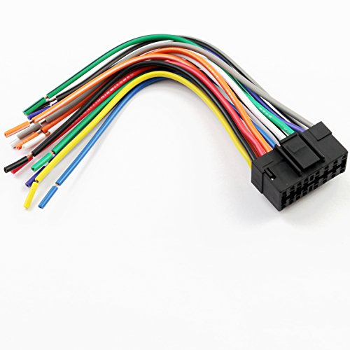 XScorpion JVC16000 Universal 16-Pin Wiring Harness with Aftermarket Stereo Plugs for Jvc