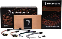 Charger l&#39;image dans la galerie, Diamond Audio MICRO4V2 4-Channel 600W RMS Class D Amplifier + 0 Gauge Amp Kit