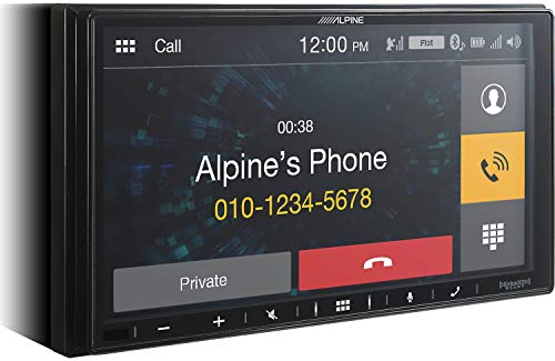 Alpine iLX-W670 Compatible with CarPlay & Android Auto Includes Back up Camera and License Plate Frame