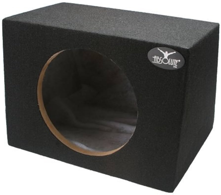 Absolute  12" Sealed 3/4" MDF Single Hatchback Subwoofer Enclosure Box 1.2 Cubic'