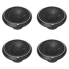 Charger l&#39;image dans la galerie, 4 Rockford Fosgate P2D2-10 10 Inch 600 Watt 2-Ohm Punch Series Car Audio Subwoofer P2D210 (4 Pack)