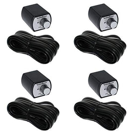 Rockford Fosgate PEQ-Remote Punch EQ Wired Remote Bass and Treble Knob EQ for 2007+ Punch Amps (4 Pack)