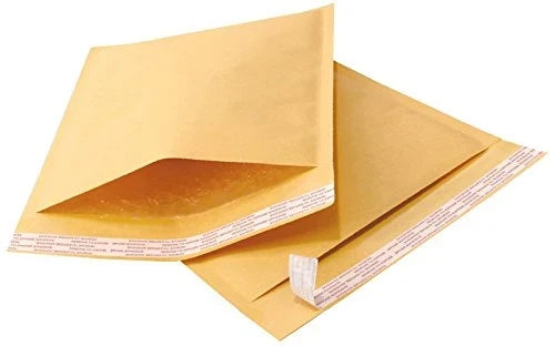 BM Paper 100 #1 7.25X11" Kraft Poly Bubble Mailers Padded Envelopes Bulk Bubble Lined Wrap Polymailer Bags