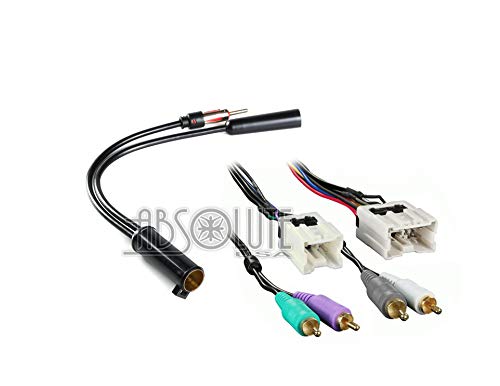 Absolute ABS99-7605A Fits Infiniti G35 Coupe 2005-07 Dash Kit Harness Antenna Adapter