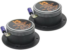 Load image into Gallery viewer, Mr. Dj USA HDT800B Pair 4-Inch Aluminum Bullet Titanium Horn Tweeter Driver (Black)
