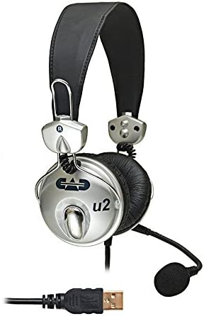 CAD Audio U2 USB Stereo Headphones with Cardioid Condenser Microphone