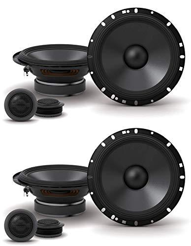 Alpine S-S65C 6.5" Speaker Bundle - Two Pairs of 6.5" S-Series S-S65C 2-Way Component Speakers