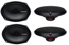 Charger l&#39;image dans la galerie, 2 Pairs Rockford Fosgate R169X2 6x9&quot; 260W 2 Way Car Coaxial Speakers Audio Stereo