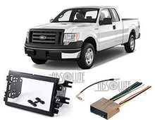 Charger l&#39;image dans la galerie, Absolute USA Compatible with Ford F-250 F-350 F-450 F-550 2005 2006 2007 Double DIN Stereo Harness Radio Dash Kit (ABS95-5812)