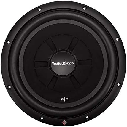 Rockford Fosgate R2SD4-12 12" 1000W 4-Ohm Shallow/Slim Car Subwoofer Sub Pair with Mica-Injected Polypropylene Cone and Integrated PVC Trim Ring