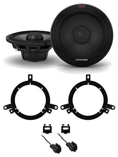 Alpine R 6.5" Front Factory Speaker Replacement Kit For 1999-2004 Chrysler 300M