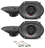 2 Pair Alpine R-S68 6x8