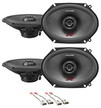 Charger l&#39;image dans la galerie, Alpine R-S68 6x8&quot; Front+ Rear Factory Speaker Replacement Kit For 95-97 Ford Explorer