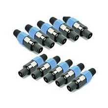 Load image into Gallery viewer, Mr. Dj USA SPMH10 10 pcs Speakon Male Head Connector Allows for Speaker Cables