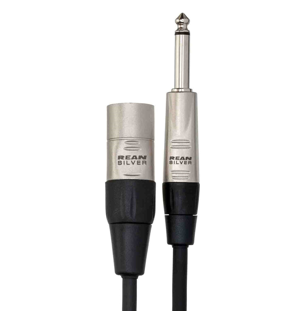 2 Hosa HSX-020 1/4" TRS to XLR3M Pro Balanced Interconnect Cable 20 Feet