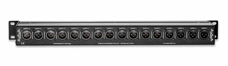 ART P16 Rackmount Balanced XLR Patch Bay