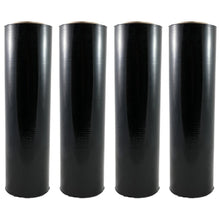 Load image into Gallery viewer, Absolute Four Rolls Black Hand Stretch Plastic Film Pallet Shrink Wrap