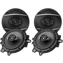 Charger l&#39;image dans la galerie, 2 Pairs Pioneer TS-A1670F 6.5&quot; 3-Way 320 Watt Coaxial Car Audio Speakers + Mobile Magnet