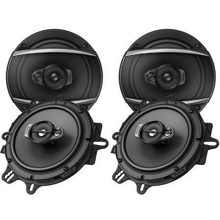 2 Pairs Pioneer TS-A1670F 6.5" Car Truck Front Rear Door Speakers Fit GM 06-16