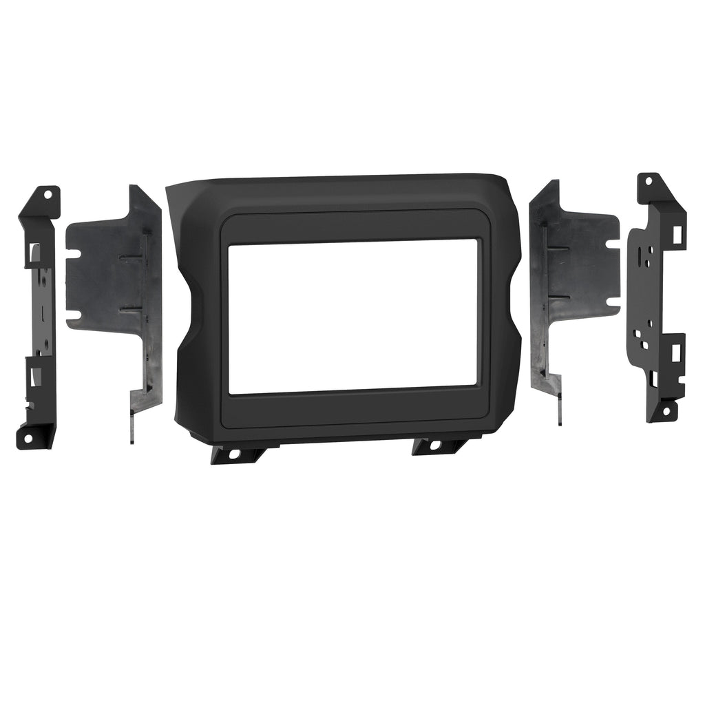 Metra 107-CH3B Double DIN Dash Kit - Compatible Fits for Jeep Wrangler JL 2018-Up / Gladiator JT 2020-Up