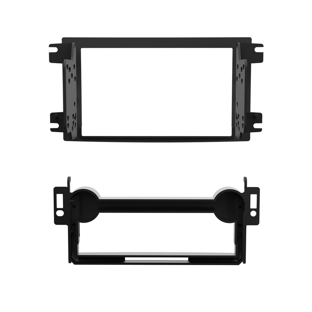 Metra 95-6533B DDIN Radio Dash Install Kit - Compatible Fits for Chrysler/Dodge/Jeep 2004-2010 (without NAV)