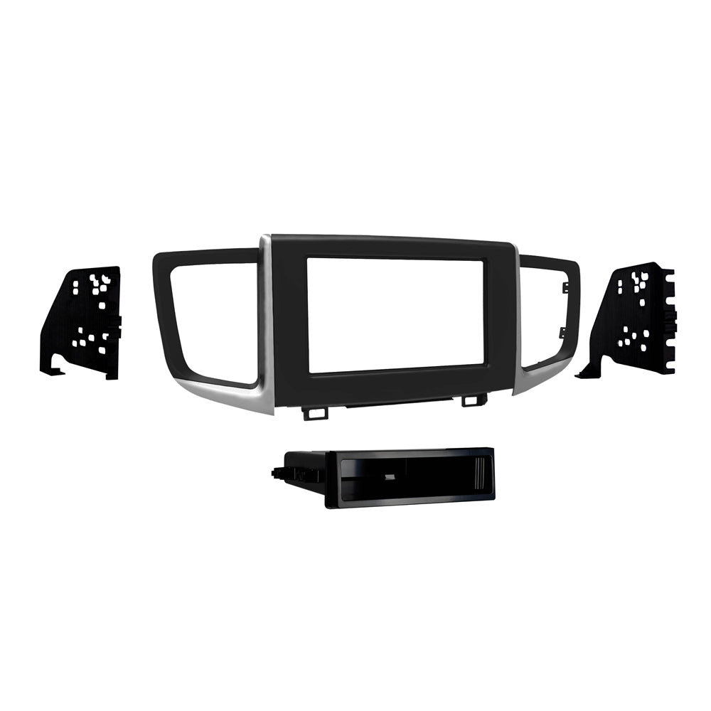 Metra 99-7811B Double-DIN Car Stereo Dash Kit - Compatible Fits for Honda Pilot 2016-2021 & Ridgeline 2017-2020