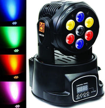 Charger l&#39;image dans la galerie, 2 MR DJ LMH250 100W RGBW 7-LED Moving Head DJ Light