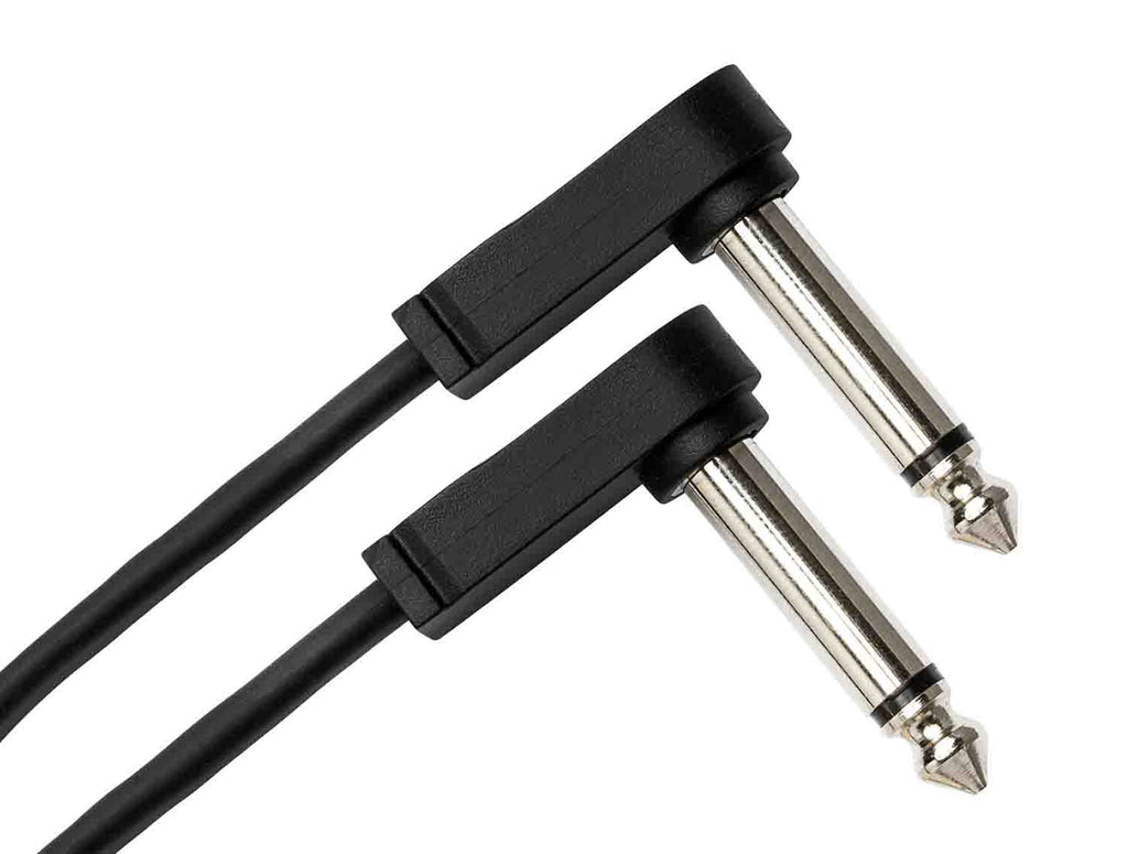 Hosa CFP-606 Flat Guitar Pedalboard Patch Cable - (6 in, 6 Pack)