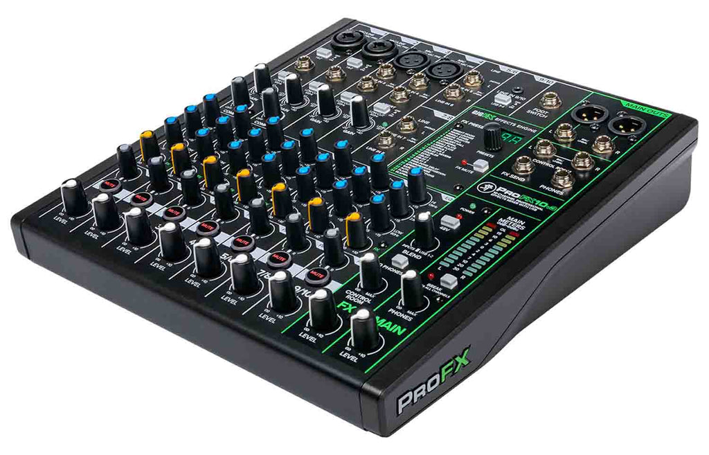 Mackie ProFX10v3, 10-Channel Professional Effects Mixer with USB