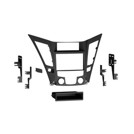 Metra 99-7343 Single/Double DIN Stereo Installation Dash Kit - Compatible Fits for Hyundai Sonata Limited 2011 (w/o Nav)