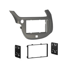 Load image into Gallery viewer, Metra 95-7877S Double-DIN Car Stereo Silver Dash Kit - Compatible Fits for Honda Fit 2009-2013