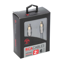 Charger l'image dans la galerie, Tsunami TSX-RCA6 2 Channel 6 Ft RCA Cable