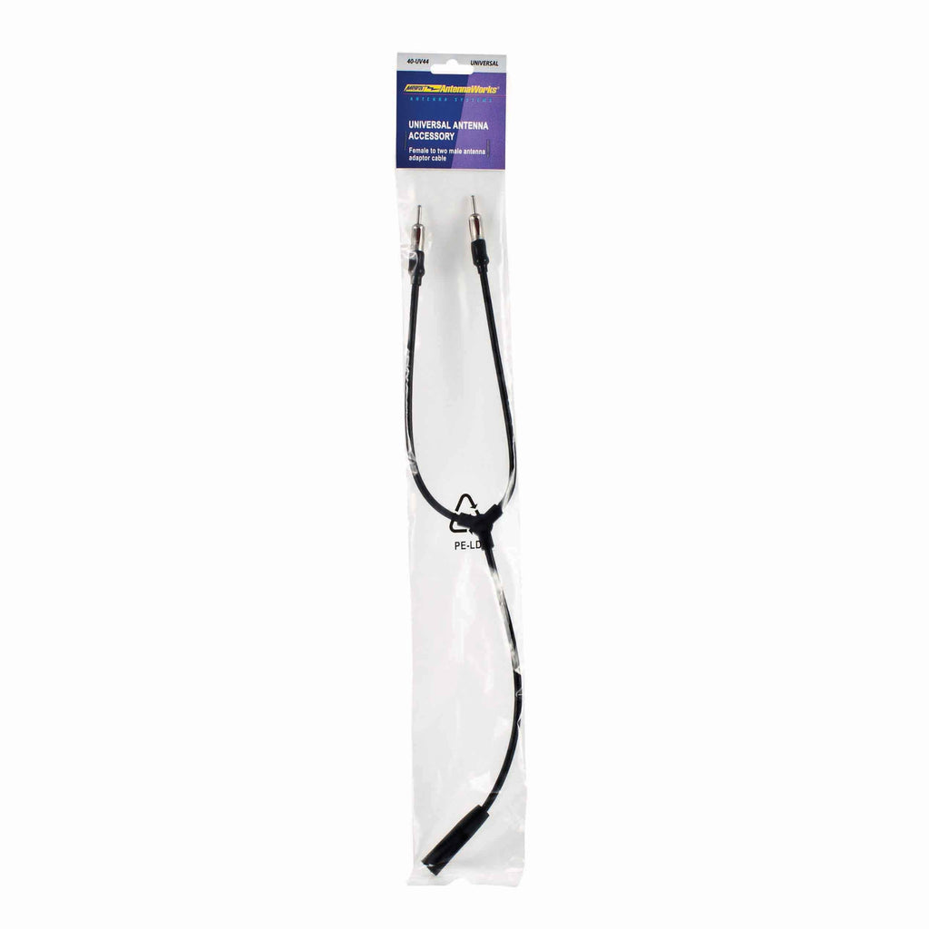 Metra 40-UV44 Universal Antenna Adapter - Female to 2 Male