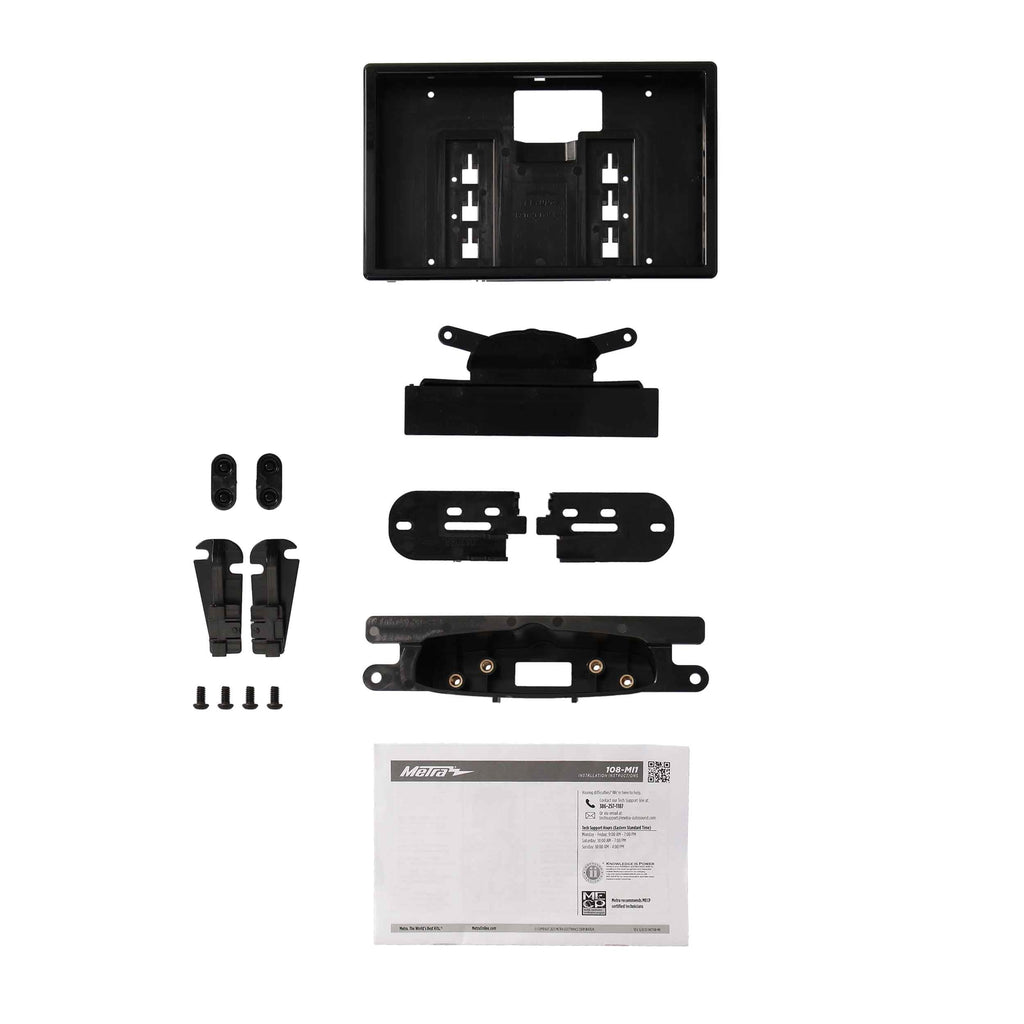 Metra 108-MI1 Double-DIN Car Stereo Dash Kit - Compatible Fits for Mini Countryman / Paceman 2011-2016 (without factory NAV)