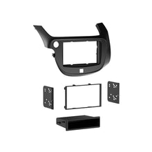 Load image into Gallery viewer, Metra 95-7877B Double-DIN Black Dash Kit - Compatible Fits for Honda Fit 2009-2013