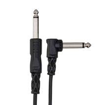 Load image into Gallery viewer, Hosa CPP-103R, 1/4&quot; TS to Right-angle 1/4&quot; TS Unbalanced Interconnect Cable - 3 Feet