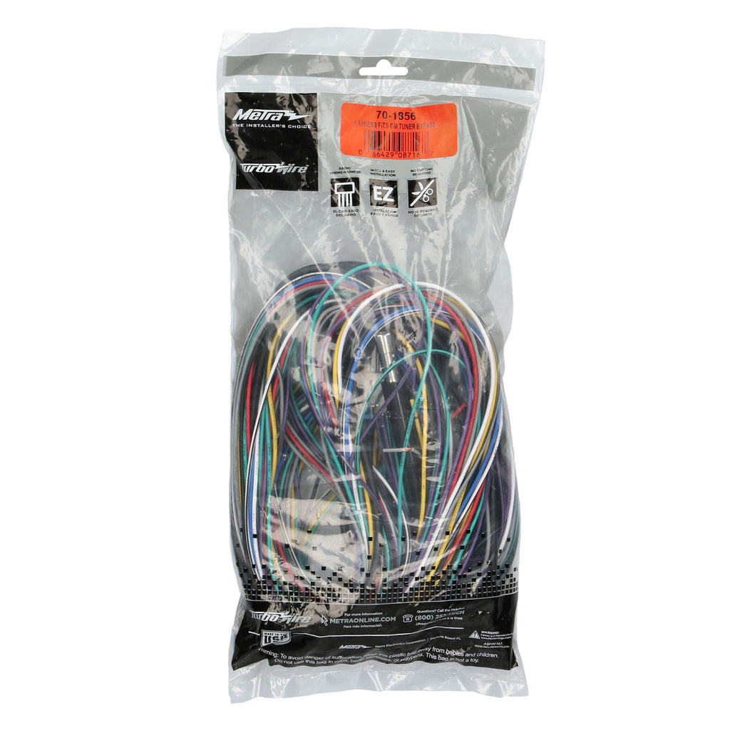 Metra 70-1856 Tuner Bypass Harness - Compatible Fits for Cadillac / Chevrolet1990-1996