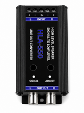 Charger l'image dans la galerie, Absolute HLA550 2-Ch High-to-Low Line Output Converter Adjustable Speaker Level to RCA Converter