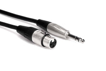 Load image into Gallery viewer, Hosa HXS-003 Pro Balanced Interconnect Cable REAN XLR3F to 1/4 in TRS - 3 Feet