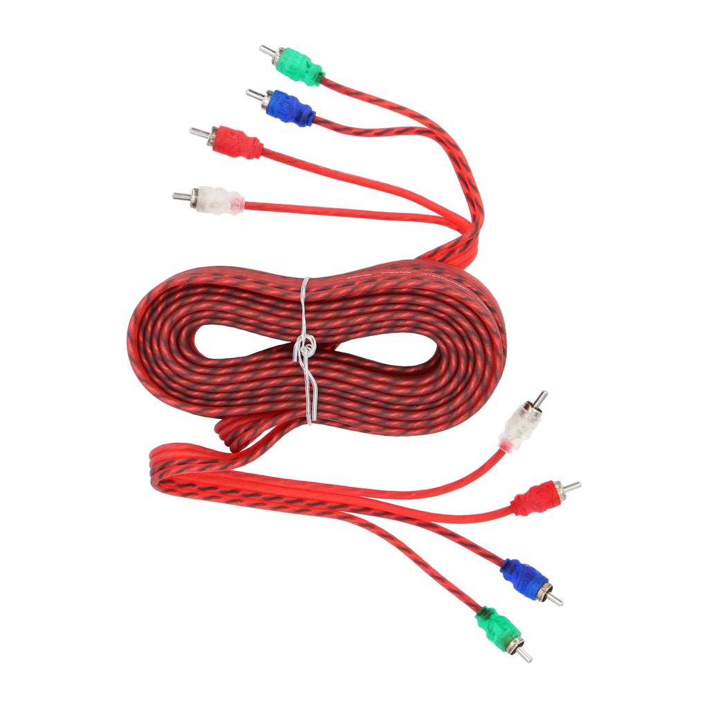 Raptor R3R174 RCA 4-Channel Audio Cable - Vice Series 17 Feet