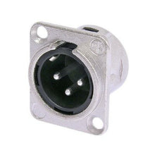 Charger l'image dans la galerie, Neutrik NC3MD-L-1 XLR Male Panel-mount Connector