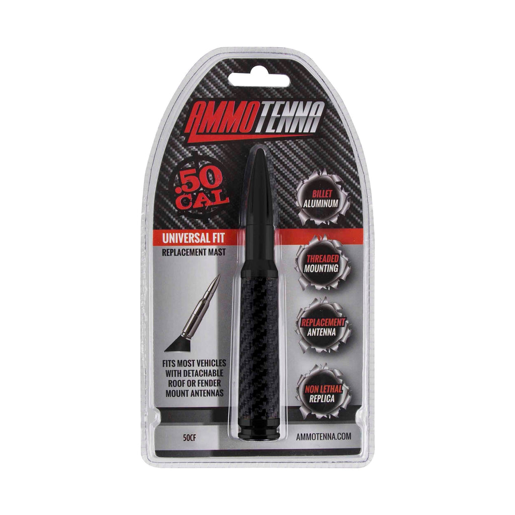 AmmoTenna 50CFB Black Carbon Fiber Wrap - .50 Caliber Replica Antenna
