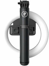 Charger l&#39;image dans la galerie, Mackie mRING-6, 6&quot; Battery-Powered Ring Light with Convertible Selfie Stick/Stand and Remote