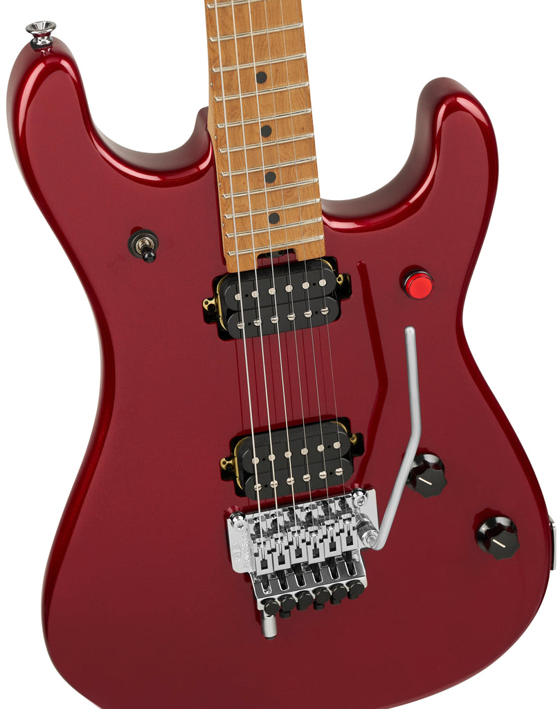 EVH	 5108300309 5150® Series Deluxe, Baked Maple Electric Guitar - Candy Apple Red Metallic